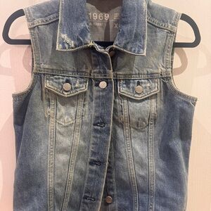 GAP Indigo Denim Vest